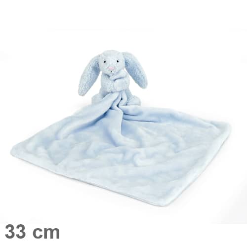 KOSEKLUT KANIN BLÅ PLYSJ 33CM BASHFUL