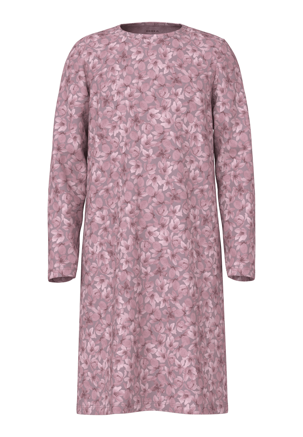 NKFNIGHTGOWN MAUVE FLOWER