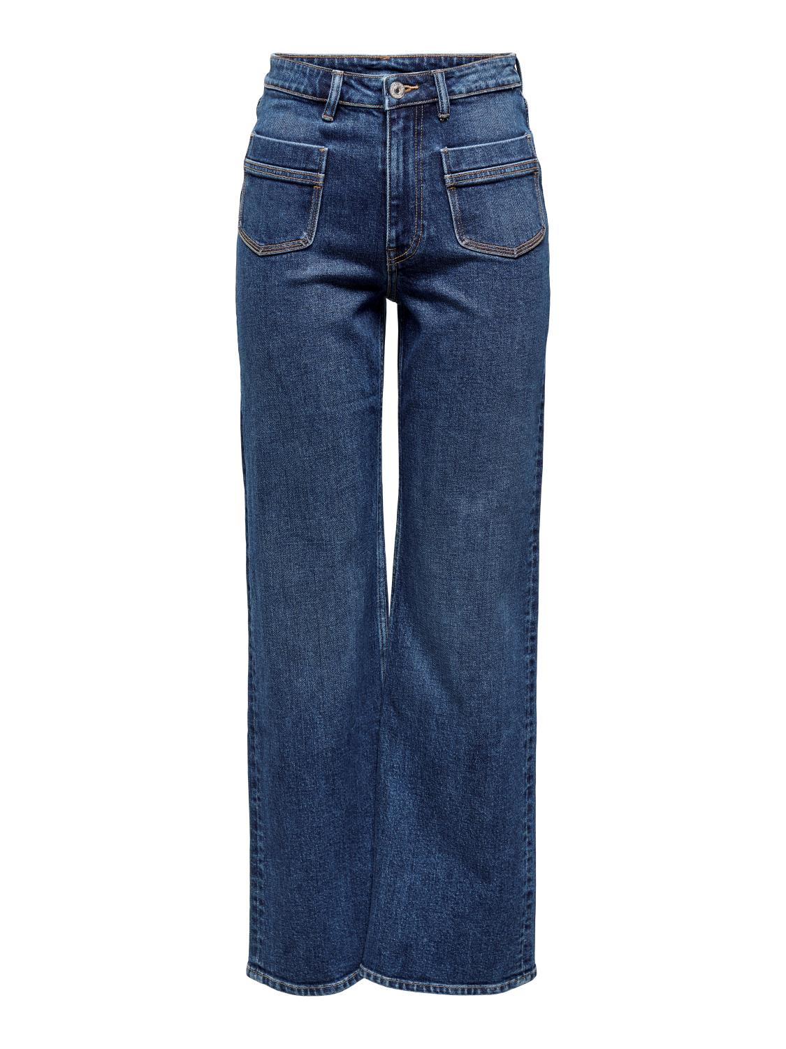 ONLJUICY HW WIDE POCKET JEANS