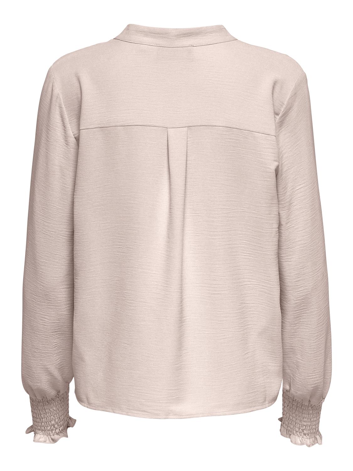 ONLMETTE V-NECK SMOCK TOPP
