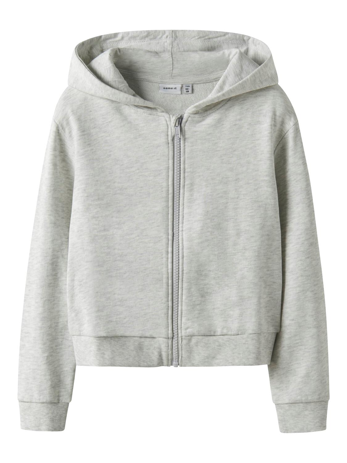 NKFMILLE SWEAT JAKKE MED HETTE