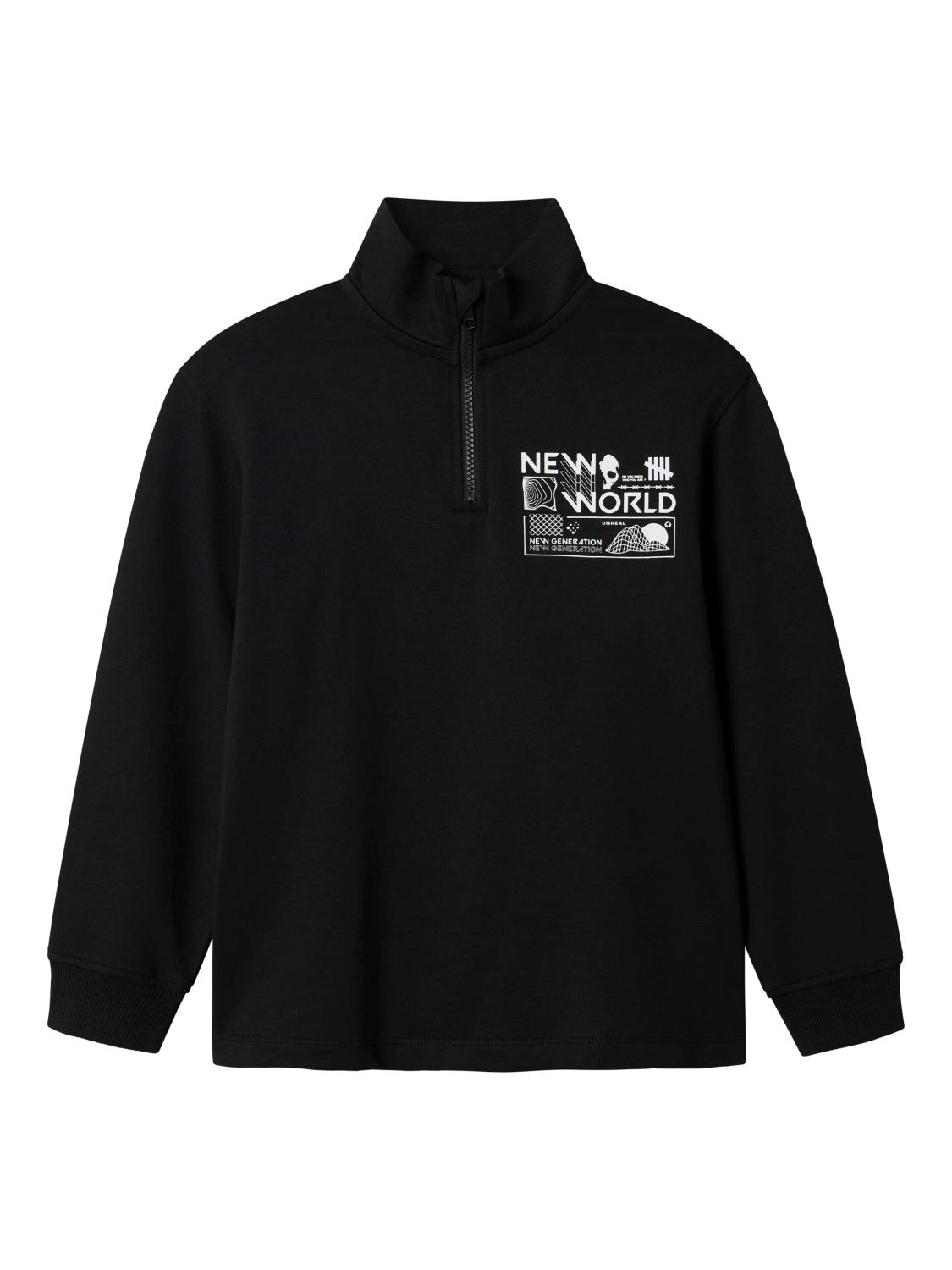 NKMKIMBA HALF ZIP SWEAT GENSER