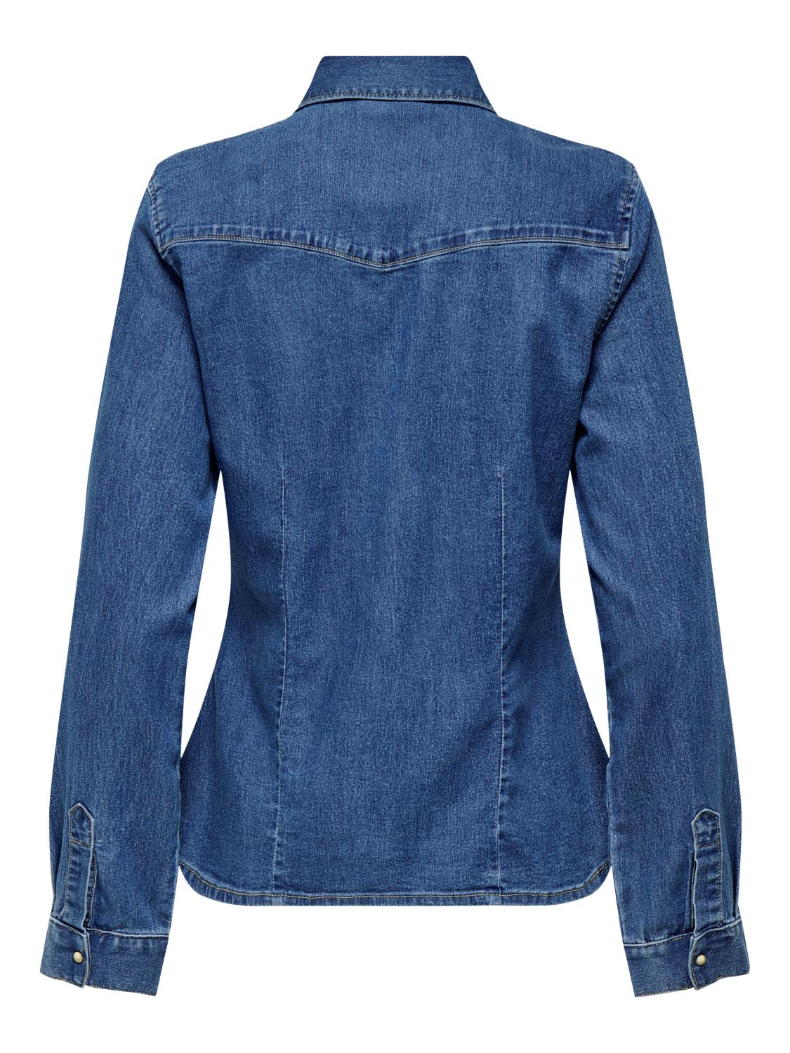 ONLSASIA DENIM SKJORTE