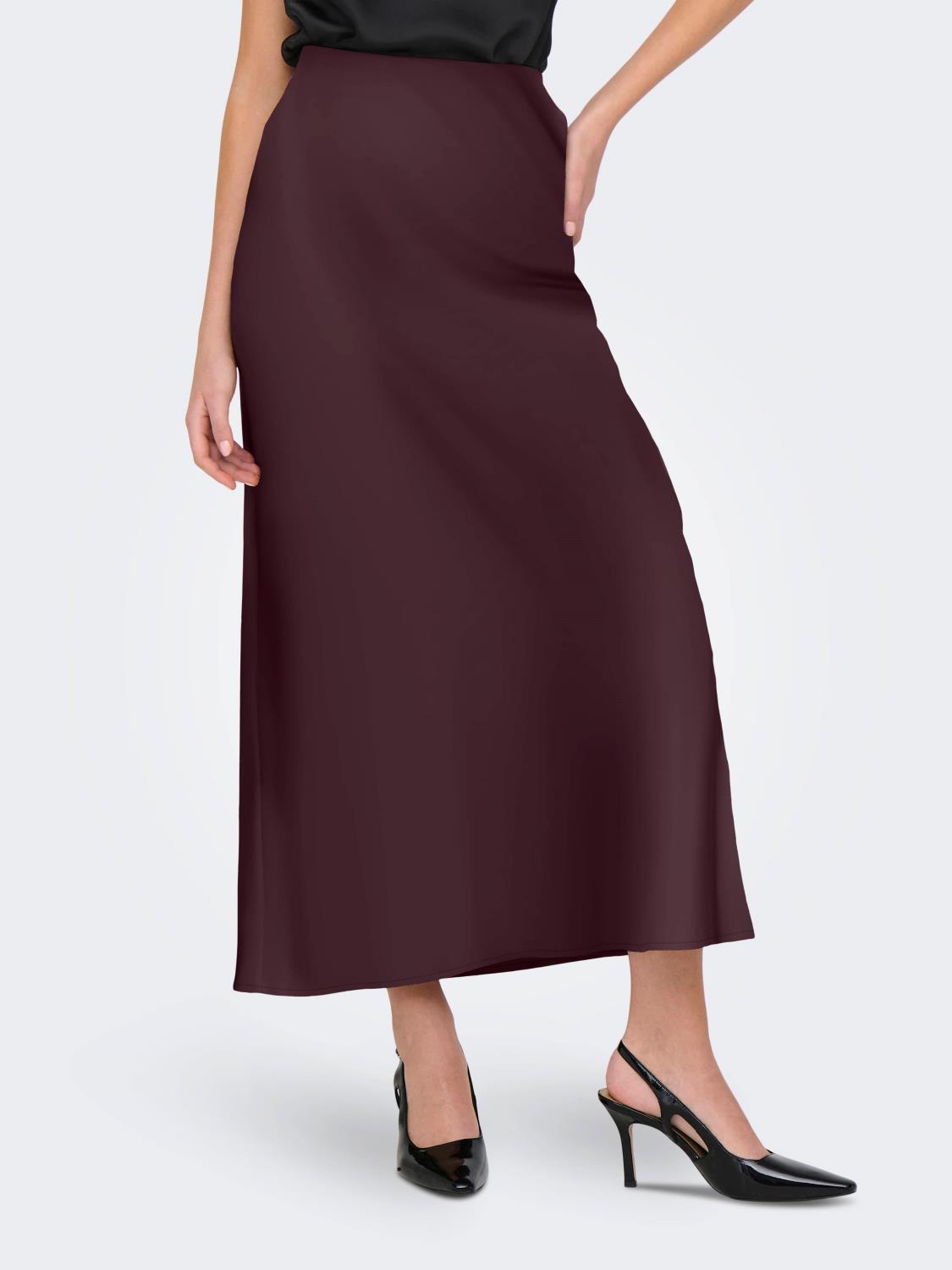ONLCHIGO ANKELSKJØRT SATIN