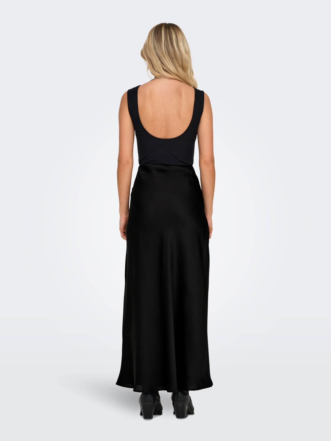 ONLCHIGO ANKELSKJØRT SATIN