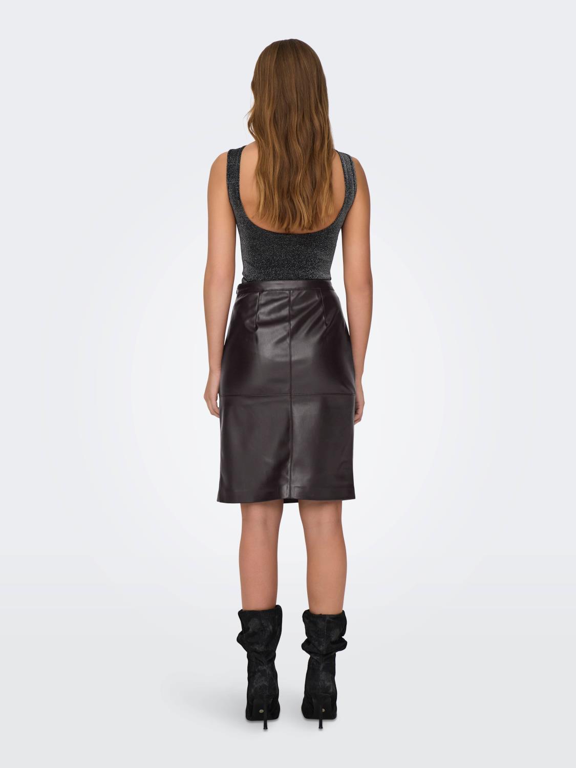 ONLLOLINE FAUX LEATHER SKIRT